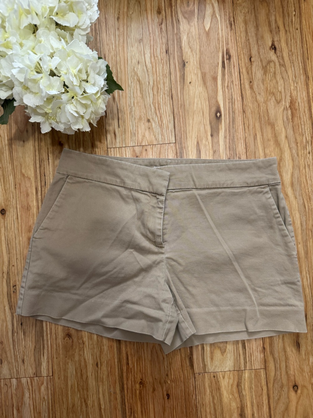 LOFT Riviera Khaki Shorts